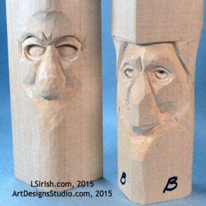 Wood Spirit Carving, 10 Detailing the Eyes | Wood carving for beginners ...