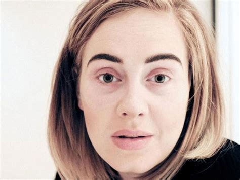 Adele Looks Perfect Without A Drop Of Makeup On Her Face | SELF