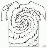 Tie Dye T Shirt Coloring Page Free Printable  Home sketch template