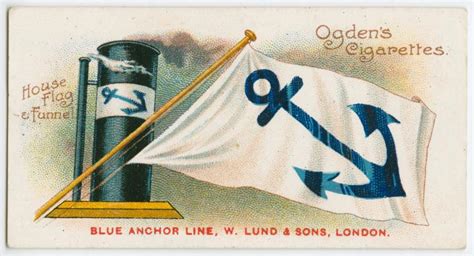 Blue Anchor Line, (W. Lund & Sons), London. - NYPL Digital Collections