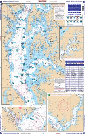 Coverage of Northern Chesapeake Coastal Fishing Chart 24F