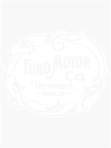 "Ford Motor Company Vintage Classic Logo (1903 to 1907) Classic T-Shirt.png" Sticker by ...