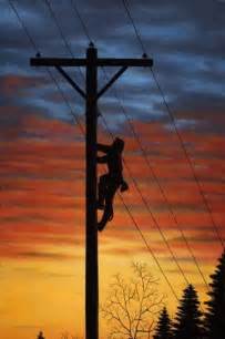 Lineman, Sunsets and Power lineman on Pinterest