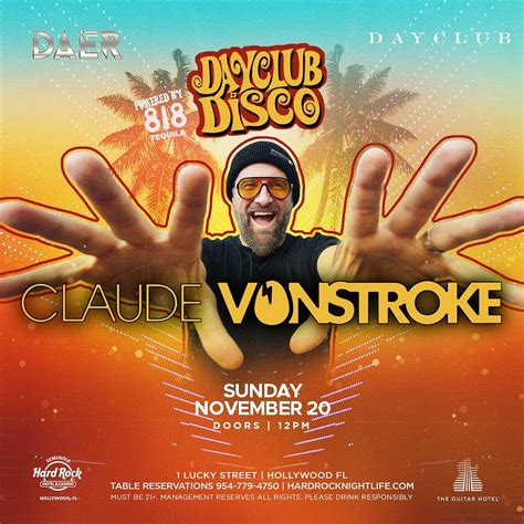 Claude VonStroke | DAER Dayclub - Hard Rock Holly Tickets at DAER ...