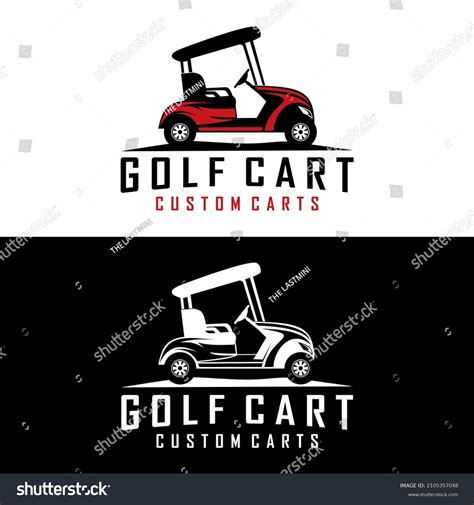 Golf Cart Logo Design Vector Stock Vector (Royalty Free) 2105357048 | Shutterstock