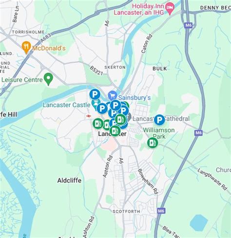 Lancaster City Council car parks (Lancaster) - Google My Maps