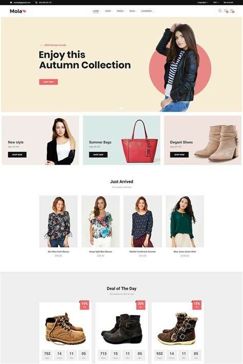 Wordpress template | Ecommerce web design, Fashion web design, Ecommerce design