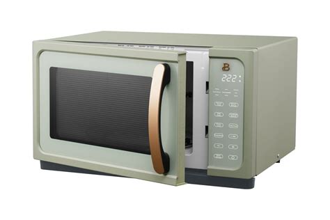 Beautiful 1.1 Cu ft 1000 Watt, Sensor Microwave Oven, Sage Green by ...