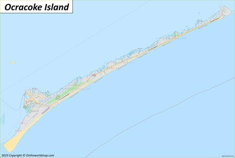 Ocracoke Island Map | North Carolina, U.S. | Detailed Maps of Ocracoke ...