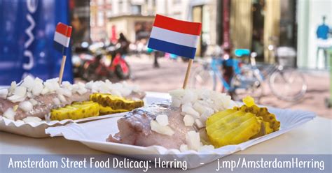 Amsterdam street food delicacy: Herring - Amsterdam Tourist Information