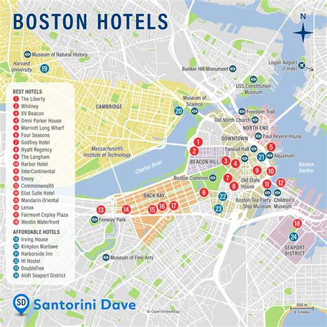 BOSTON HOTEL MAP - Best Areas & Places to Stay | Boston hotels, Boston ...