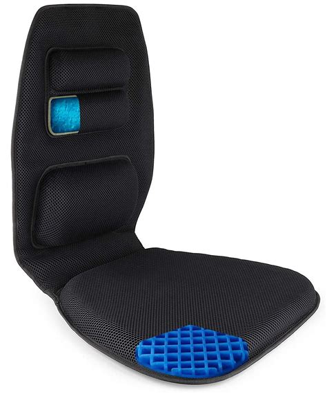 Premium Gel Seat Cushion+Back Support - FOMI Care | We Bring Relief Naturally