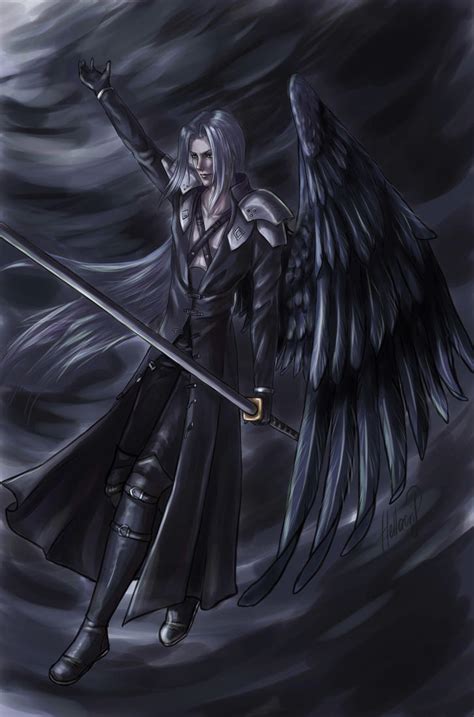 Sephiroth|One-Winged Angel by Hellaeris on DeviantArt