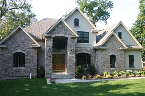 Stone Exterior Siding Cobble Stone - Traditional - Exterior - Chicago ...