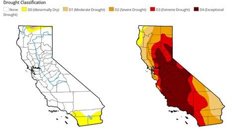 Drought In California Map - Verla Jeniffer