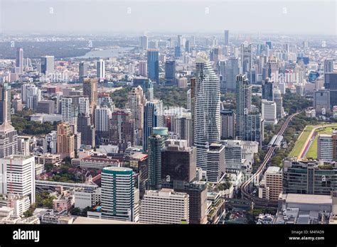 Bangkok Aerial View Stock Photo - Alamy