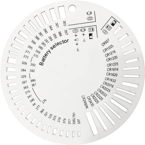 Watch Battery Size Chart | 6b.u5ch.com