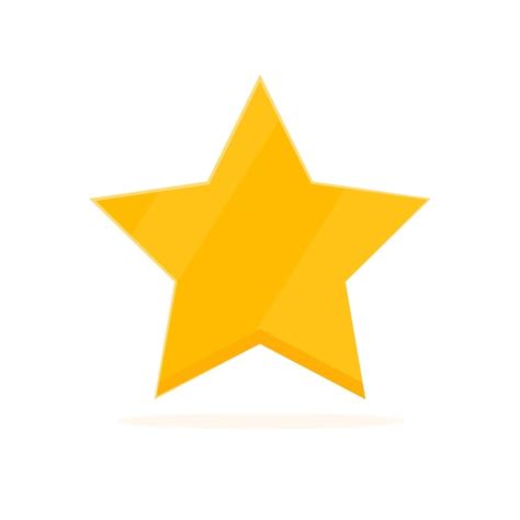 Premium Vector | Star icon isolated. gold vector star icon. star in flat style