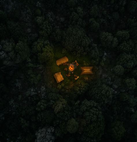 Forest Camp at Night : dndmaps