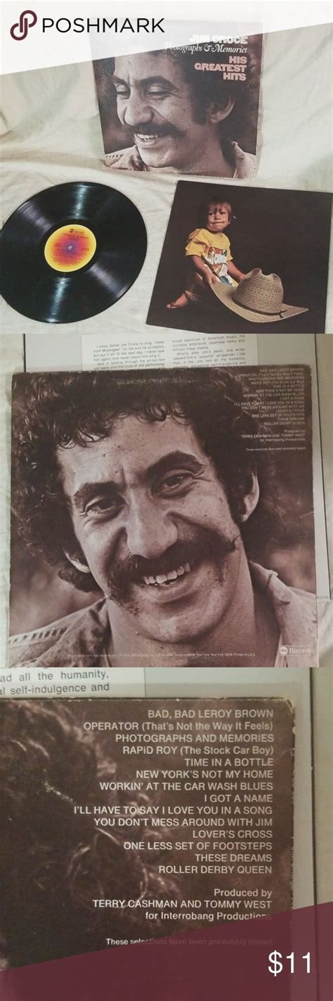 JIM CROCE GREATEST HITS VINYL RECORD | Vinyl records, Greatest hits ...