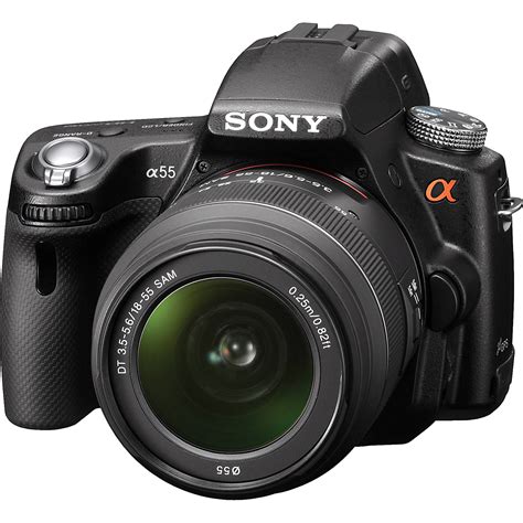 Sony Alpha DSLR-SLT-A55 Digital Camera W/18-55mm Lens SLT-A55VL