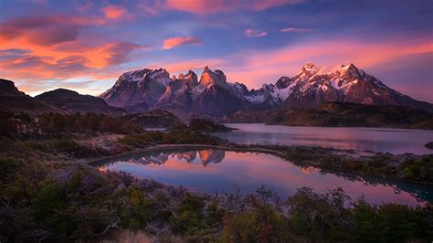 South America Patagonia Andes Mountains Lake, HD Nature, 4k Wallpapers, Images, Backgrounds ...