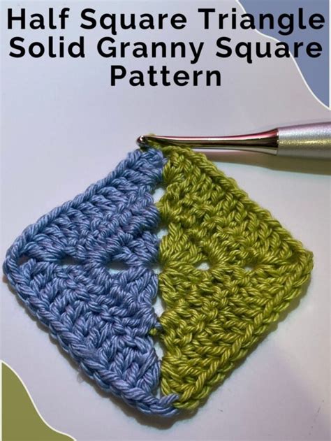 How to Crochet Two-Toned Square - Pattern Princess