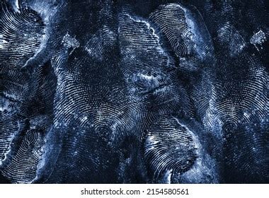 Closeup Blue Color Fingerprint Background Pattern Stock Photo ...