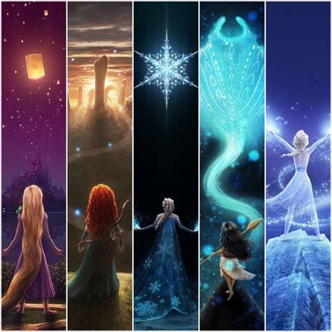 Tangled, brave, Frozen, Moana, Frozen 2 | Tangled, Brave, Creation