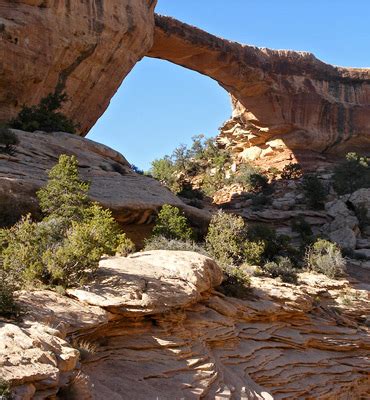 Hiking in Natural Bridges National Monument, Utah