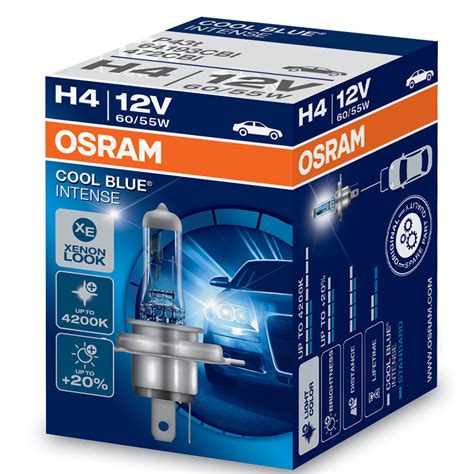 Osram Cool Blue Intense žárovka H4 12V 60/55W P43t | H4 žiarovky | Autožiarovky OSRAM