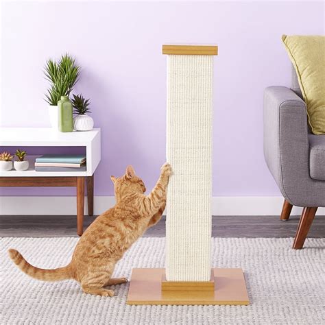 SmartCat The Ultimate 32-in Sisal Cat Scratching Post | Best Problem-Solving Products For Cat ...