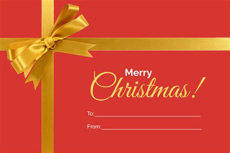 Free Happy Christmas Label Template - Edit Online & Download | Template.net