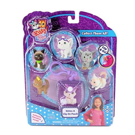 Kitty In My Pocket Kittens with Purple Pocket Pouch - Walmart.com - Walmart.com