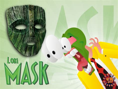 3D Printed Jim Carrey's - Loki Mask from the movie "The Mask" by Gnarly ...