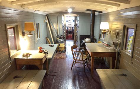 The interior of our TH&B Caboose #70 - Toronto Railway Historical ...