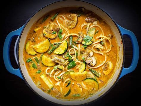 Vegan Laksa | Recipe in 2020 | Malaysian curry, Curry noodles, Vegetable stew