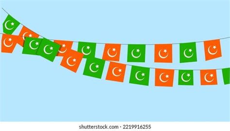 Islamic Flag Pataka Two Colors Moon Stock Vector (Royalty Free) 2219916255 | Shutterstock