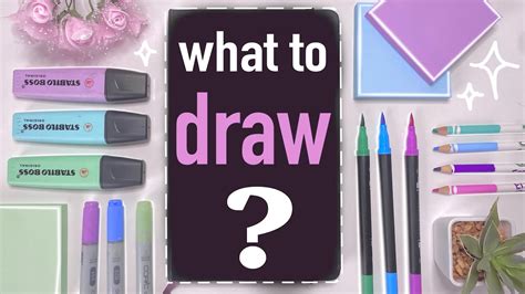 Don’t Know What To Draw? TRY THIS… - YouTube