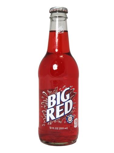 FRESH 12oz glass bottles Big Red soda