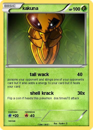 Pokémon kakuna 134 134 - tall wack - My Pokemon Card