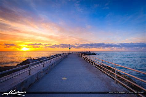 Jupiter Beach Park Inlet Jupiter Florida | Royal Stock Photo