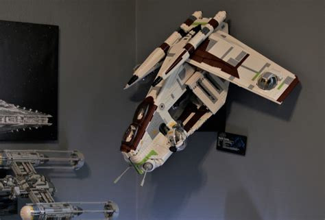 Ultimate Display Solutions wall mount display for Lego 75309 Republic Gunship – Ultimate Display ...