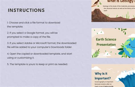 Earth Science Presentation in PDF, PowerPoint, Google Slides - Download ...