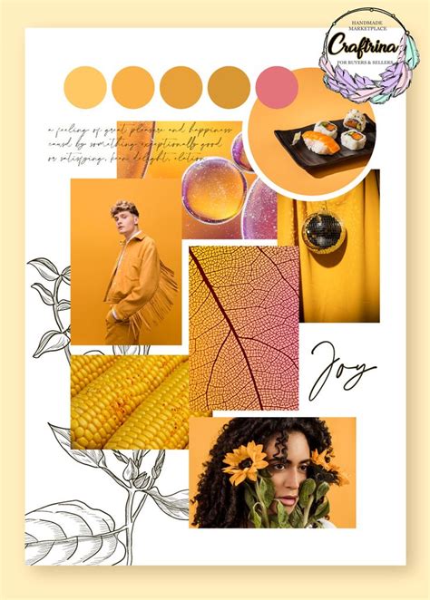 Yellow Themed Mood Board-Joy | Fashion design inspiration board, Mood board design, Mood board ...