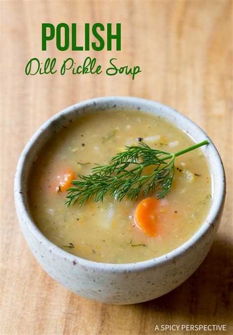 Polish Dill Pickle Soup - A Spicy Perspective