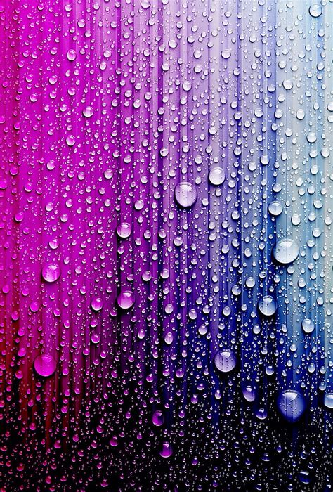 Rainbow Rain, drops, water, HD phone wallpaper | Peakpx