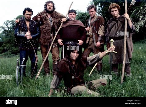 Michael Praed as Robin Hood with and his merry men (one being a very young Ray Winstone second ...