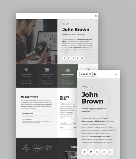 Argenta - Multipurpose WordPress Theme | Wordpress theme portfolio, Website template, Portfolio