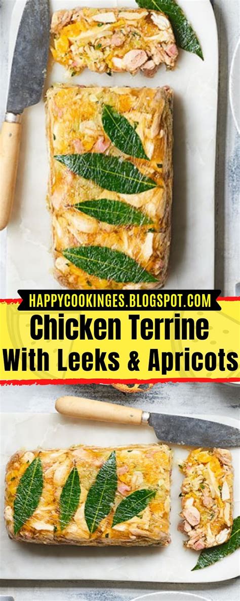 Chicken Terrine With Leeks & Apricots